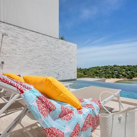 Bayside Luxury Villas: Beachfront Retreat with Sea Views Choeng Mon Exterior photo
