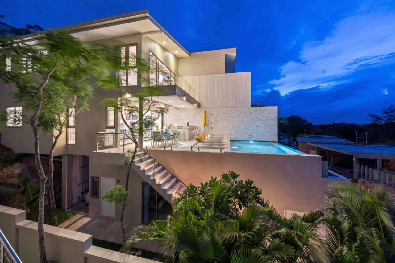 Bayside Luxury Villas: Beachfront Retreat with Sea Views Choeng Mon Exterior photo