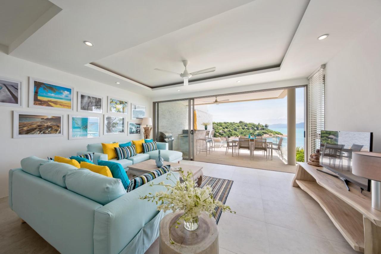 Bayside Luxury Villas: Beachfront Retreat with Sea Views Choeng Mon Exterior photo