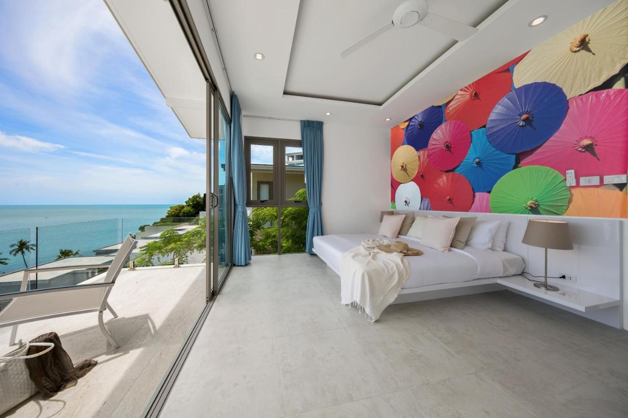 Bayside Luxury Villas: Beachfront Retreat with Sea Views Choeng Mon Exterior photo