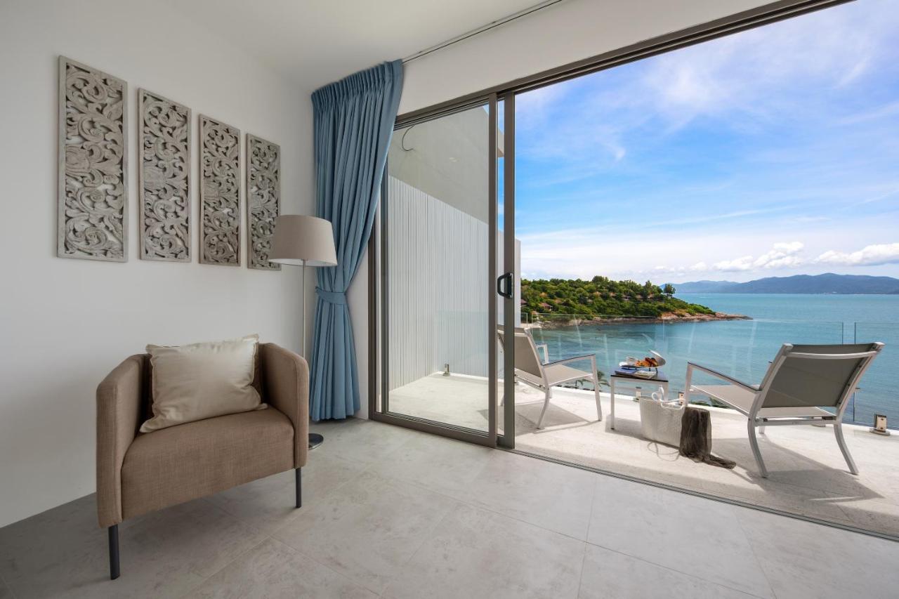 Bayside Luxury Villas: Beachfront Retreat with Sea Views Choeng Mon Exterior photo