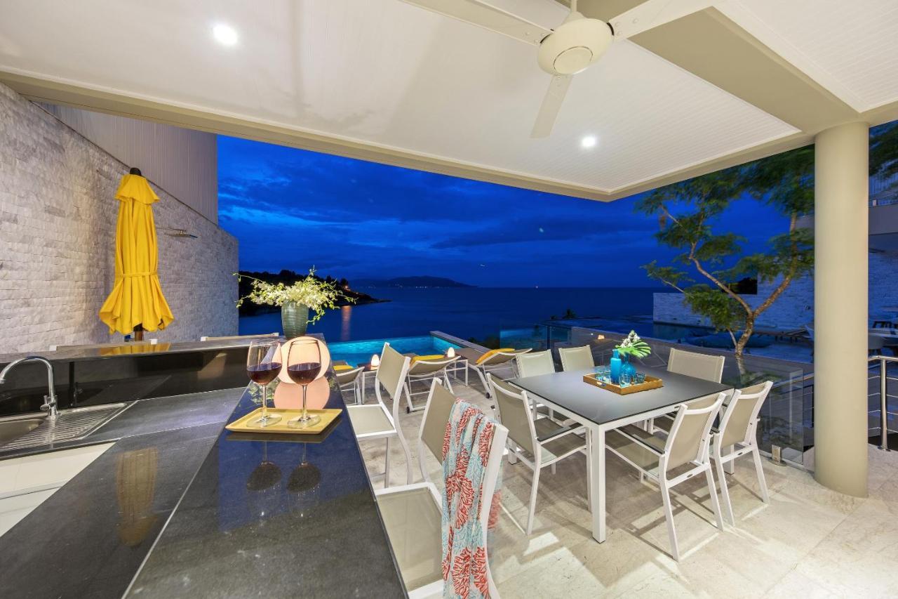 Bayside Luxury Villas: Beachfront Retreat with Sea Views Choeng Mon Exterior photo